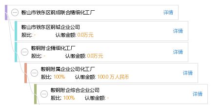 鞍山市鐵東區(qū)鋼成聯(lián)合精細(xì)化工廠 工商信息、信用報告、財務(wù)報表及電話地址查詢指南